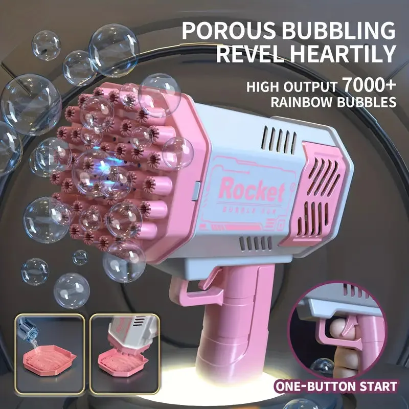 Electric Bubble Gun Rocket Launcher