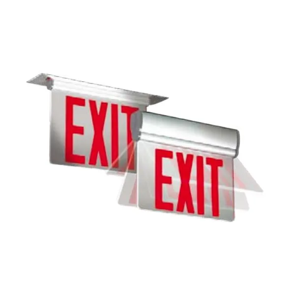 Emergilite PNR6 Glass Edge Lit Exit Sign