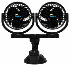 Explore 12V Twin Fan Dual 130mm Blades YFD512