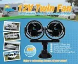 Explore 12V Twin Fan Dual 130mm Blades YFD512