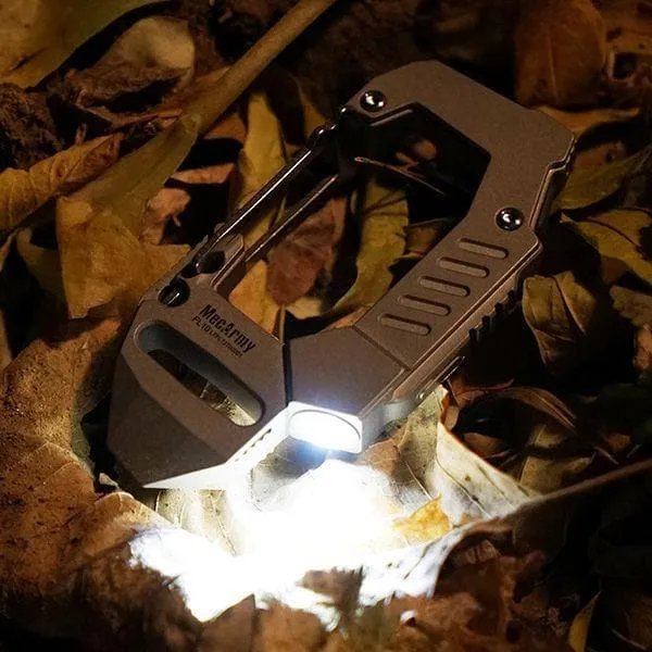 FL10 Titanium EDC Carabiner Flashlight