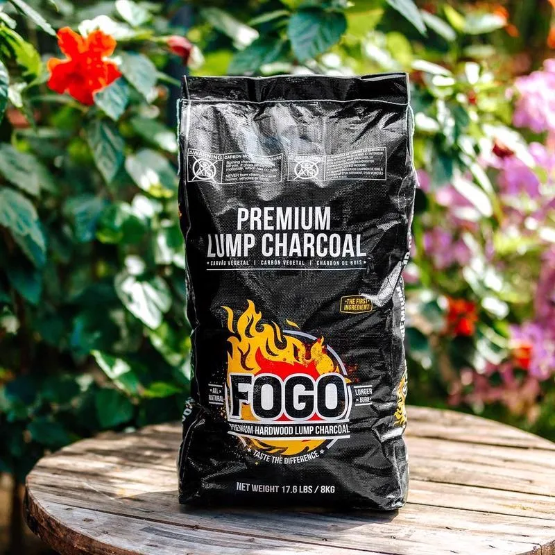 FOGO Premium (Black Bag) All Natural Lump Charcoal 17.6 lb