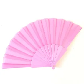 Folding Fan in Light Pink