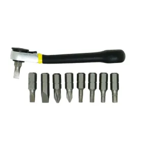 General Tools Nine-piece Ratcheting Offset Screwdriver Set