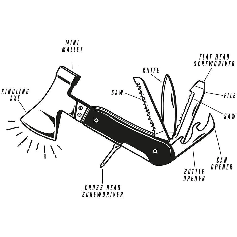 Gentlemen's Hardware Axe Multi-Tool