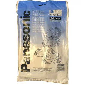 Genuine Panasonic AMC8F96 Type C-2E Paper Dust Bag Pack (5 Dust Bags)