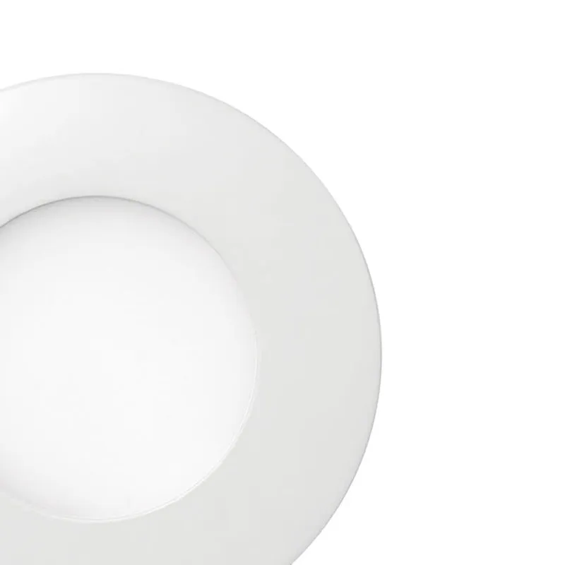 Globe Electric Designer Luminaire Series Frost White 3 in. W Metal LED Canless Recessed Downlight 6