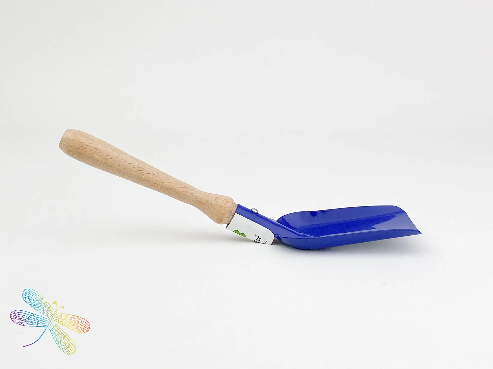 Gluckskafer Metal Hand Shovel - Square 26cm blue