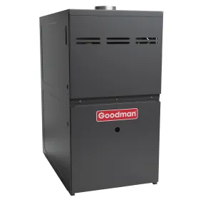 Goodman 80,000 BTU  GM9S800804CN Gas Furnace 80% Efficiency 1600 CFM Single Stage Multi-speed ECM 21" Width Heater