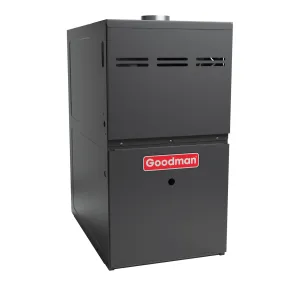 Goodman 80,000 BTU GM9S800805BN Gas Furnace 80% Efficiency 2000 CFM Single Stage Multi-speed ECM 21" Width Heater