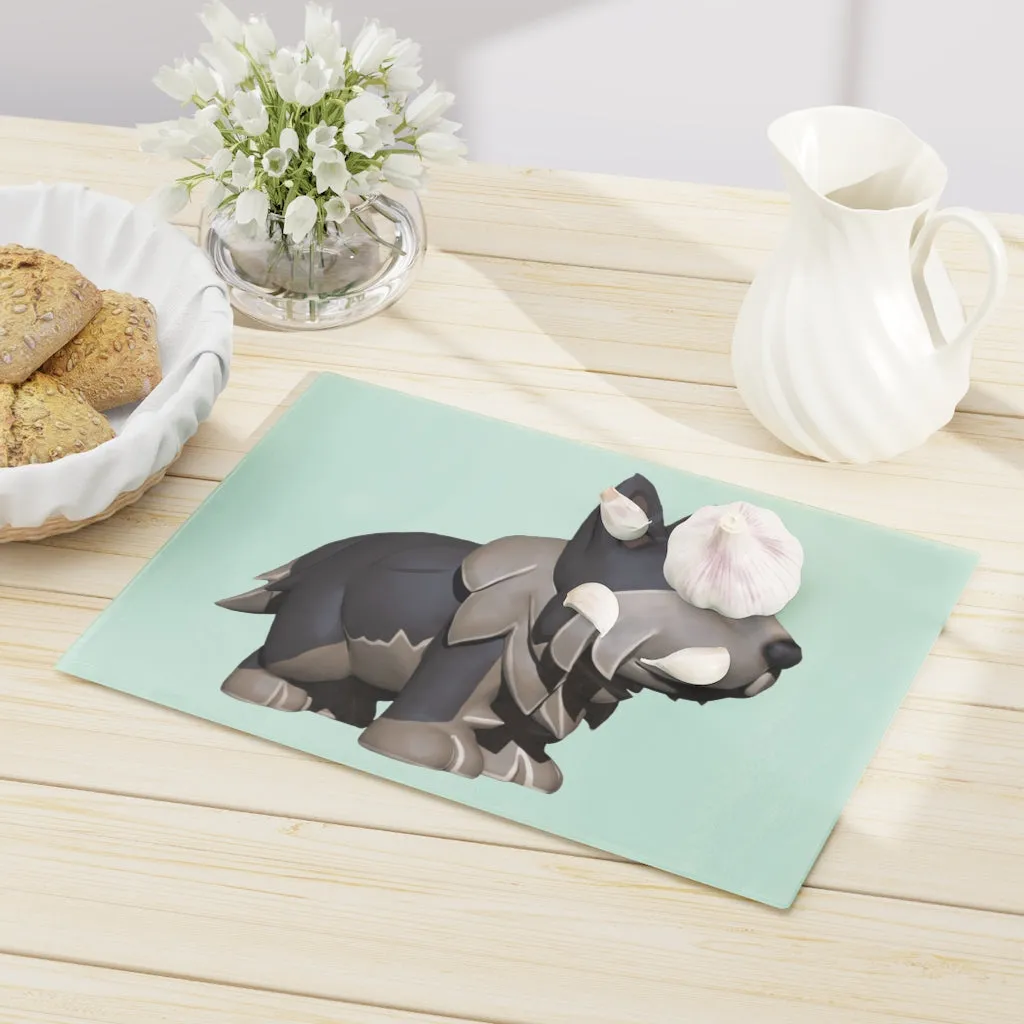 Grey Dog Cutting Board