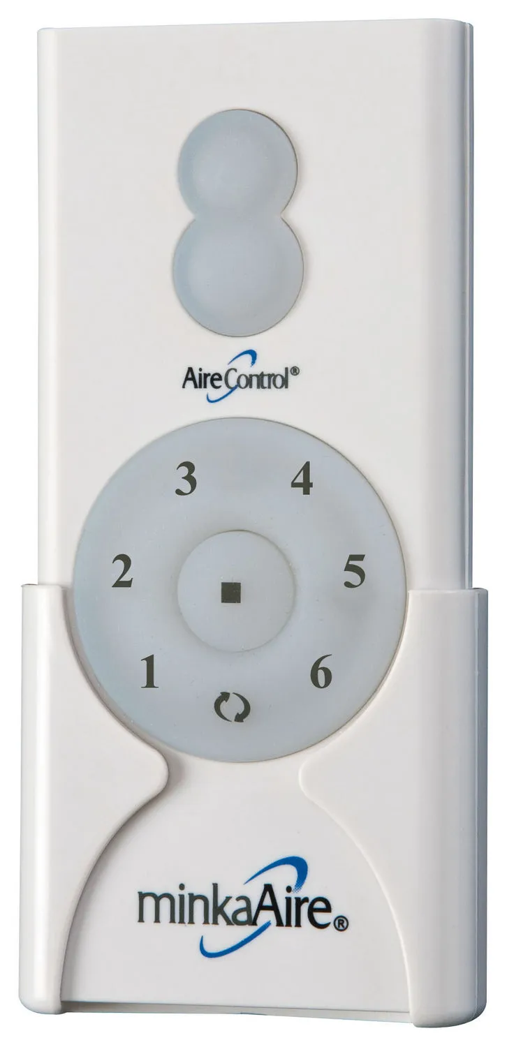 Hand-Held Remote Control System from the Wing Collection in White Finish by Minka Aire