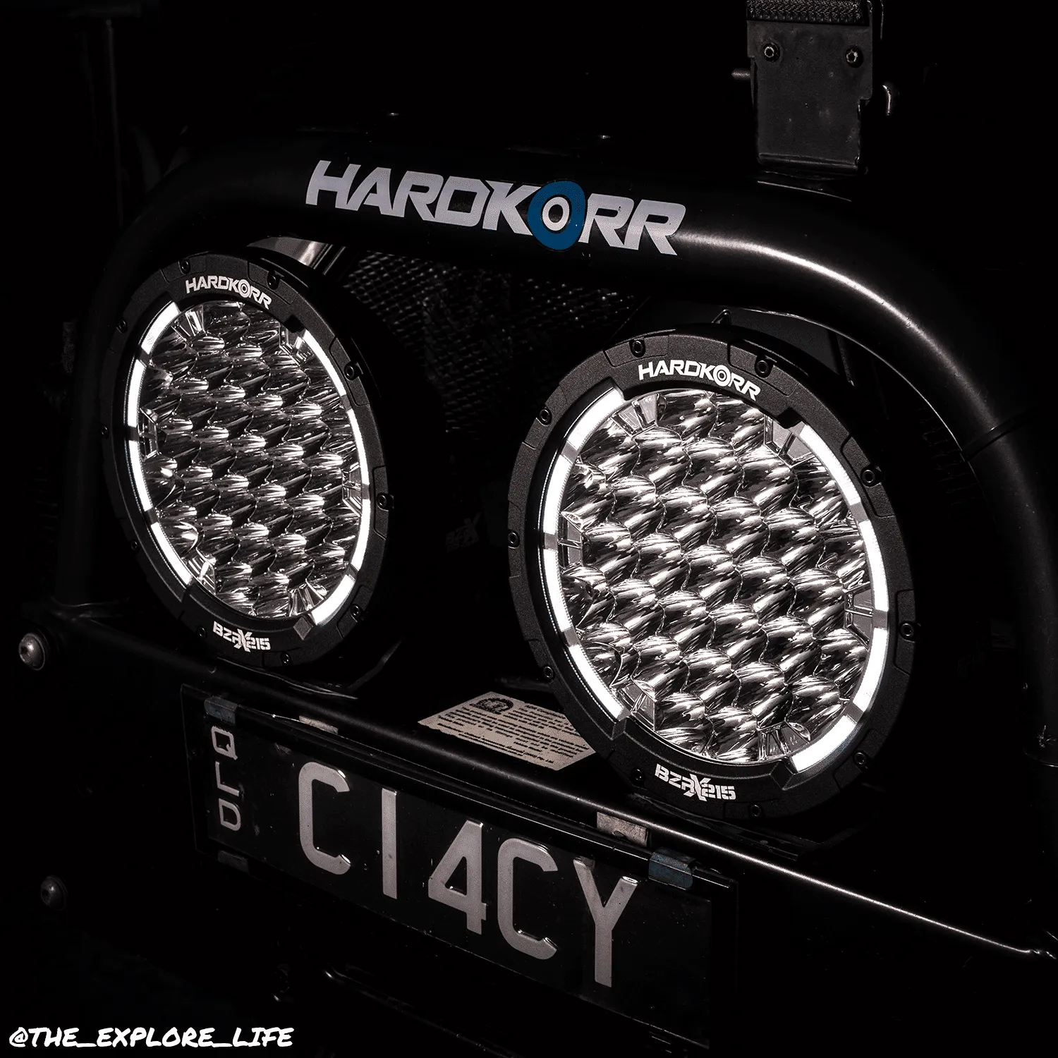 Hardkorr BZR-X Series 9" LED Driving Lights (Pair W/Harness) HKBZRX215