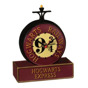 Harry Potter Table Clock | Hogwarts Express Platform 9 3/4 - Height 19cm