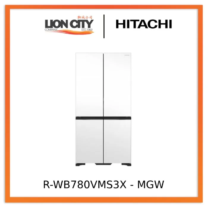 Hitachi R-WB780VMS3X - MIR / MGW Frost Free French Door Refrigerator