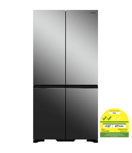 Hitachi R-WB780VMS3X - MIR / MGW Frost Free French Door Refrigerator