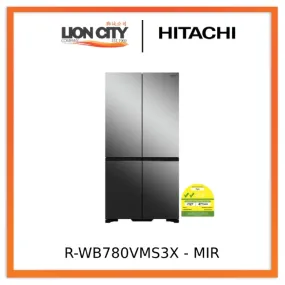 Hitachi R-WB780VMS3X - MIR / MGW Frost Free French Door Refrigerator