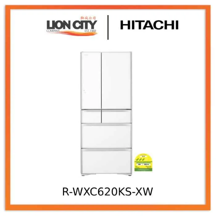 Hitachi R-WXC620KS-XK/XW Multi Door Refrigerator (500l)