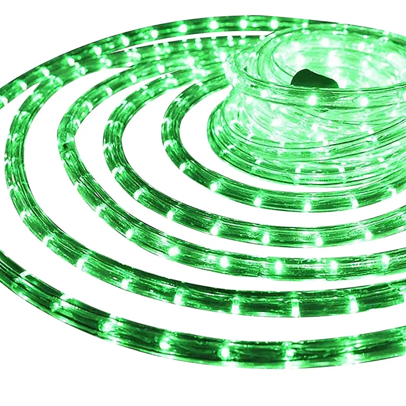 Hometown Holidays 1380-05 Rope Light, 18 ft L, 120 V, 144-Lamp, Green Light, LED Lamp :EA: QUANTITY: 6