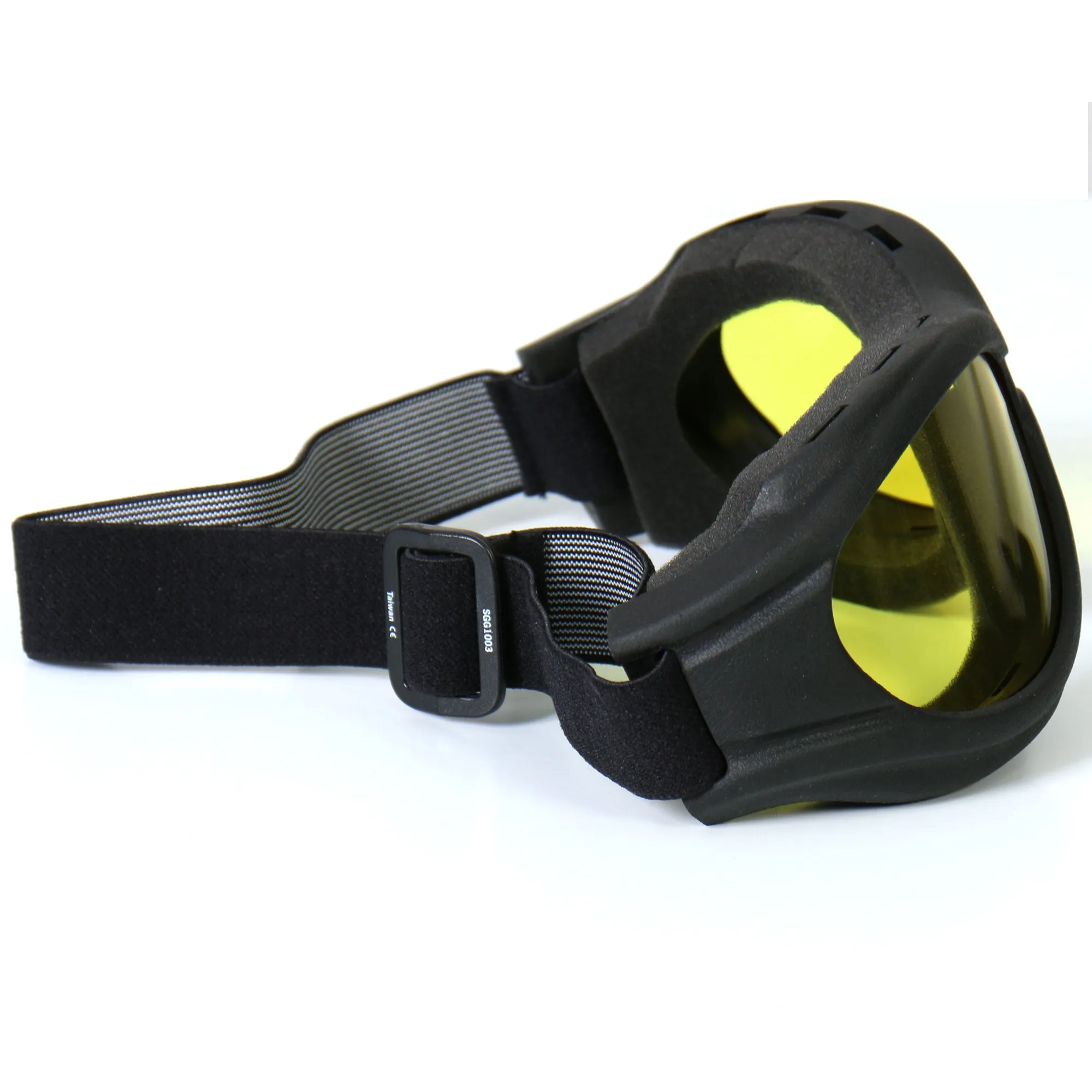 Hot Leathers Big Ben Goggles with Yellow Lenses