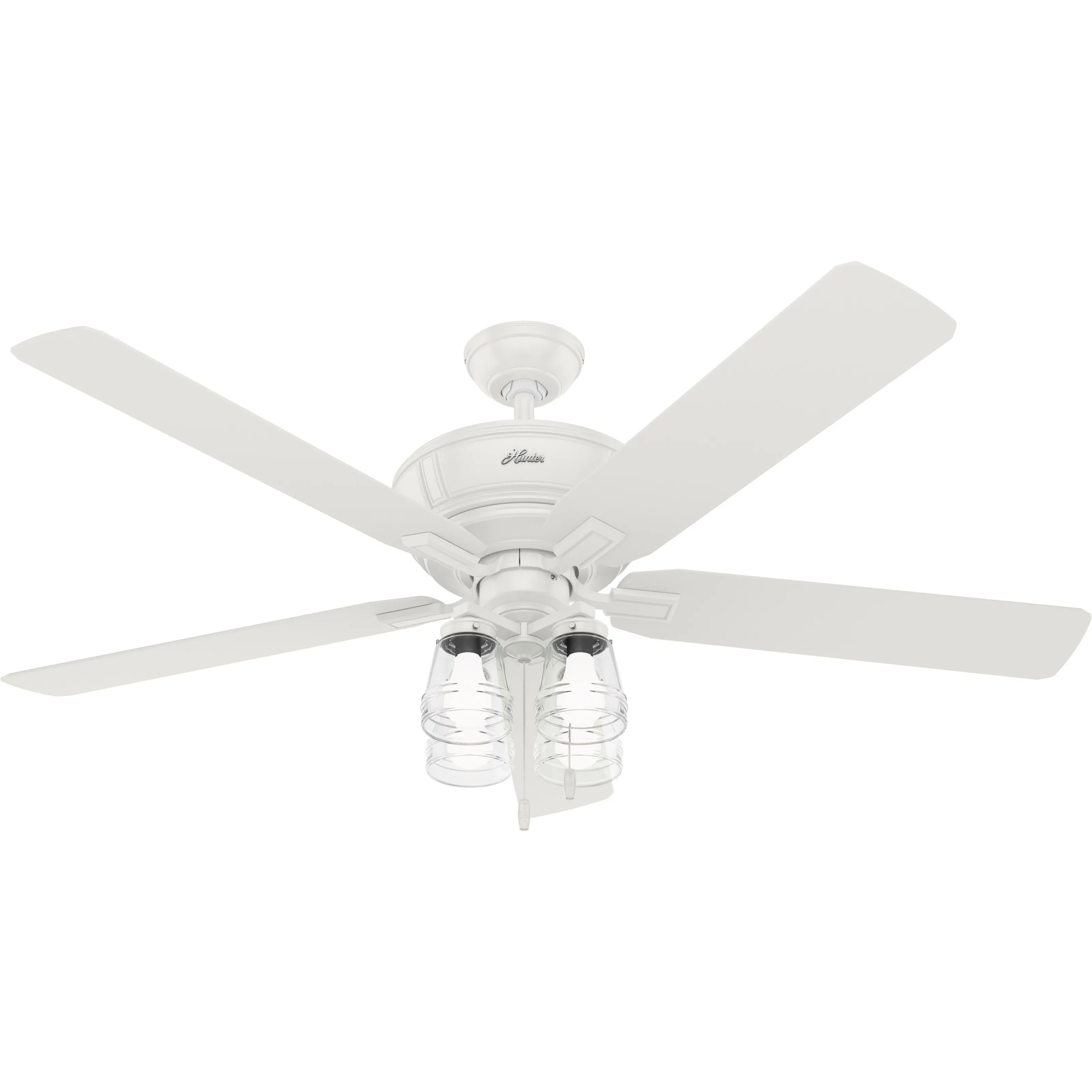 Hunter 60 inch Grantham Ceiling Fan with LED Light Kit and Pull Chain