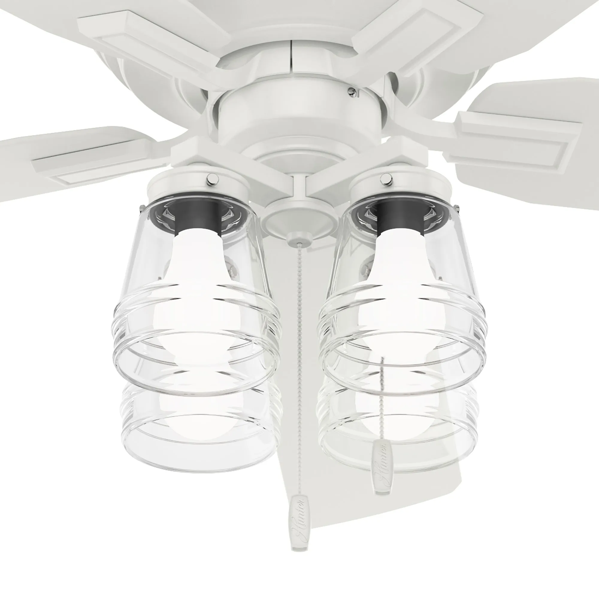 Hunter 60 inch Grantham Ceiling Fan with LED Light Kit and Pull Chain