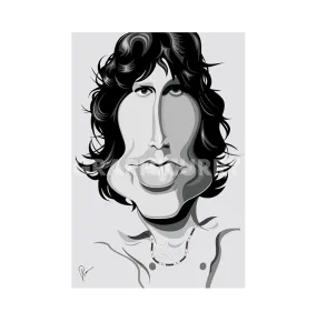 Jim Morrison A4 Laminate Graphicurry