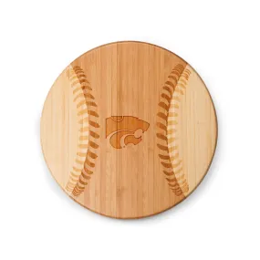 Kansas State Wildcats - Home Run! Baseball Cutting Board & Serving Tray