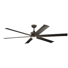 Kichler 300301SBK Szeplo™ II LED 80" Fan Satin Black