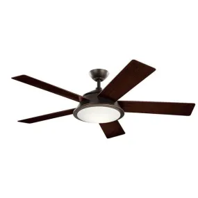 Kichler 310100AVI Verdi™ LED 56" Ceiling Fan Anvil Iron