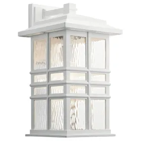 Kichler 49831WH Beacon Square 17" 1 Light Wall Light White