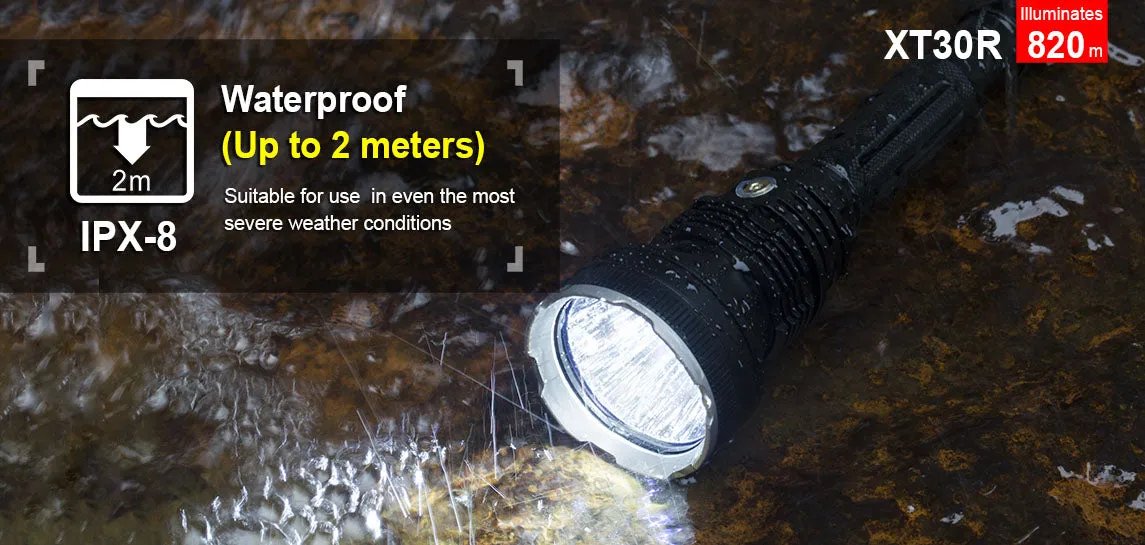 Klarus XT30R 2 x 18650 CREE XHP35 HI D4 1800 Lumen LED Flashlight