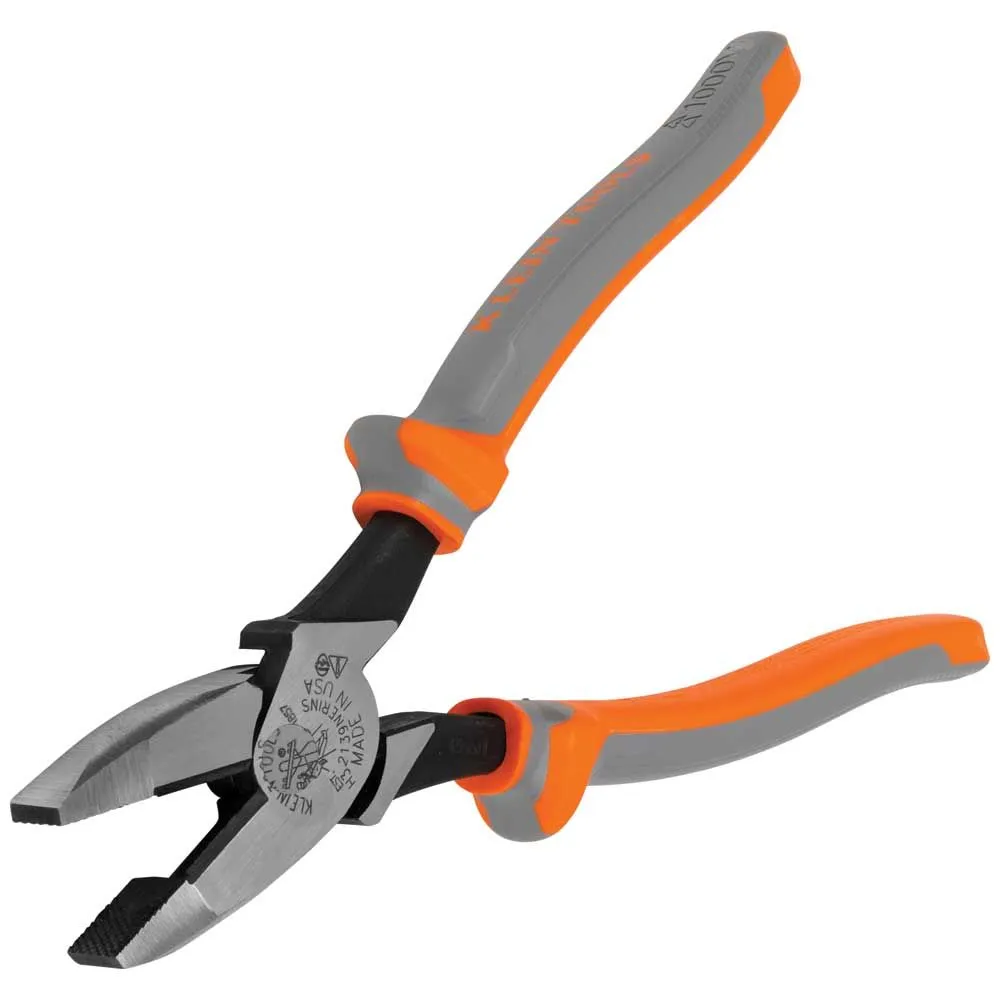 Klein 2139NERINS Insulated Pliers, Side Cutters, 9"