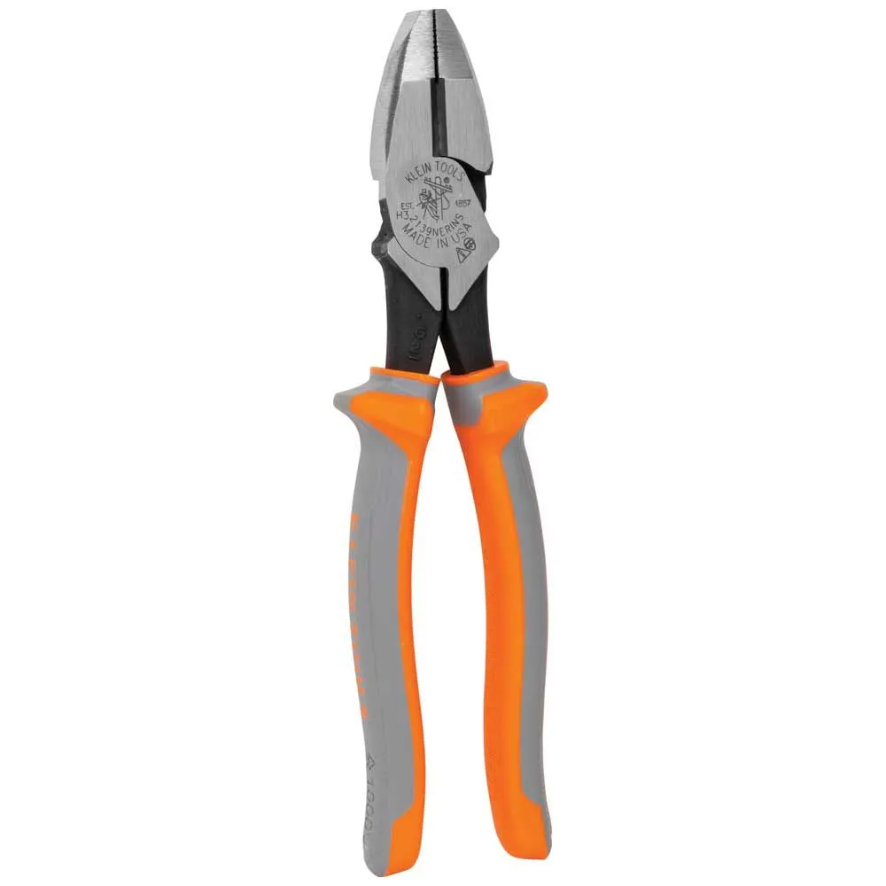 Klein 2139NERINS Insulated Pliers, Side Cutters, 9"