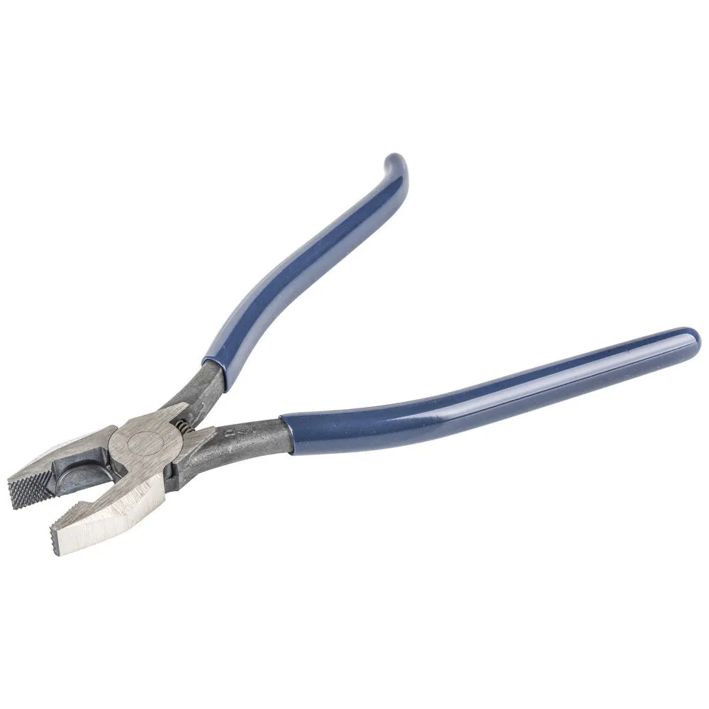 Klein D201-7CSTLFT Ironworker's Rebar Pliers, Left Handed, Spring Loaded, 9"