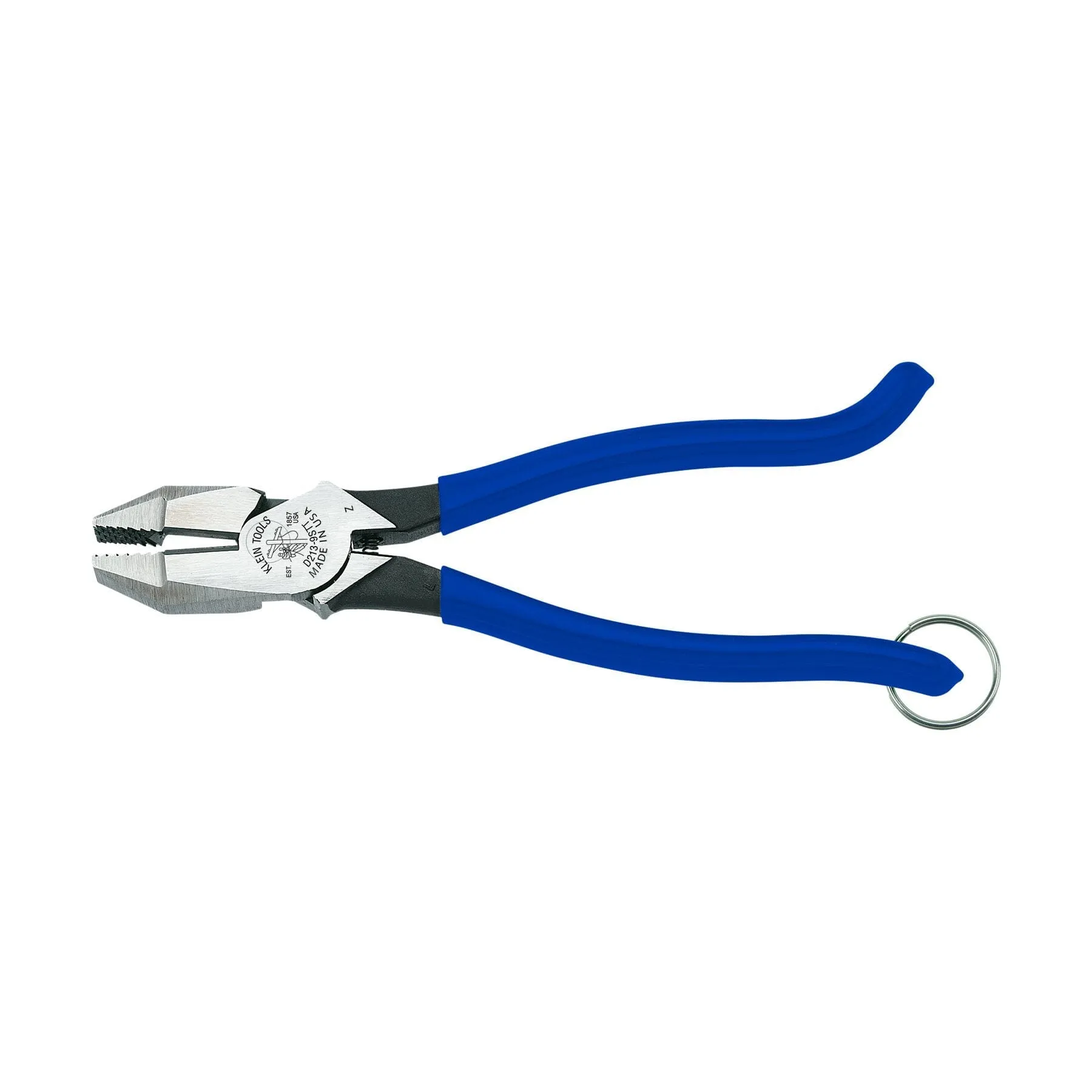 Klein Pliers Ironworker's Pliers 9" with Tether Ring - D213-9STT