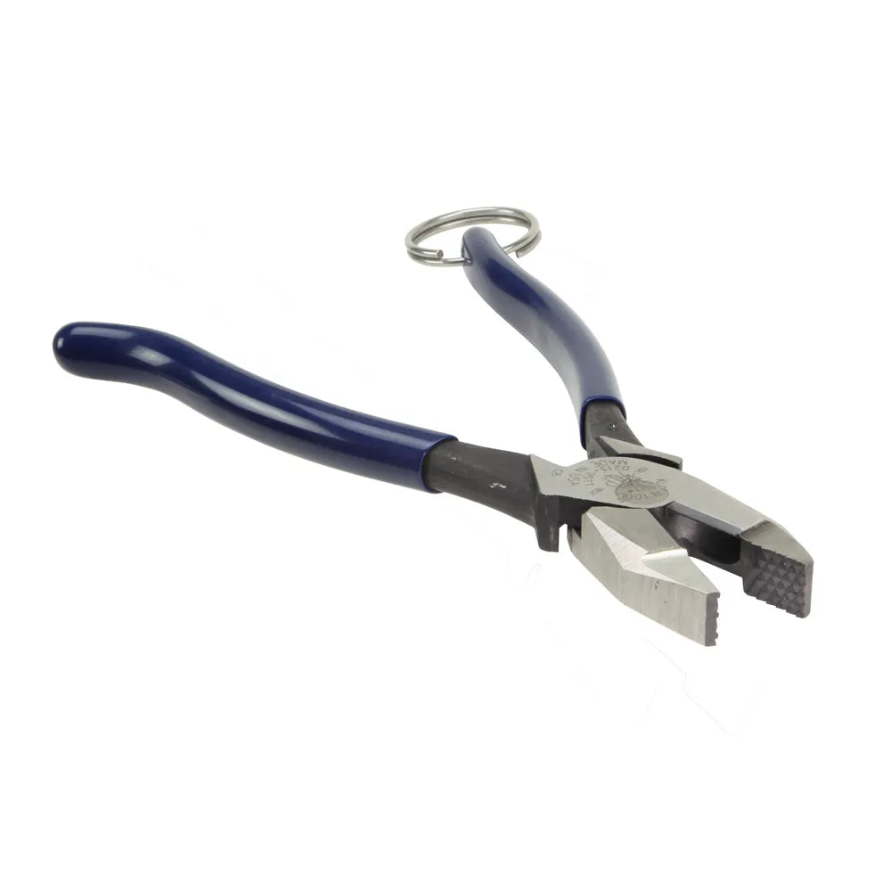 Klein Pliers Ironworker's Pliers 9" with Tether Ring - D213-9STT