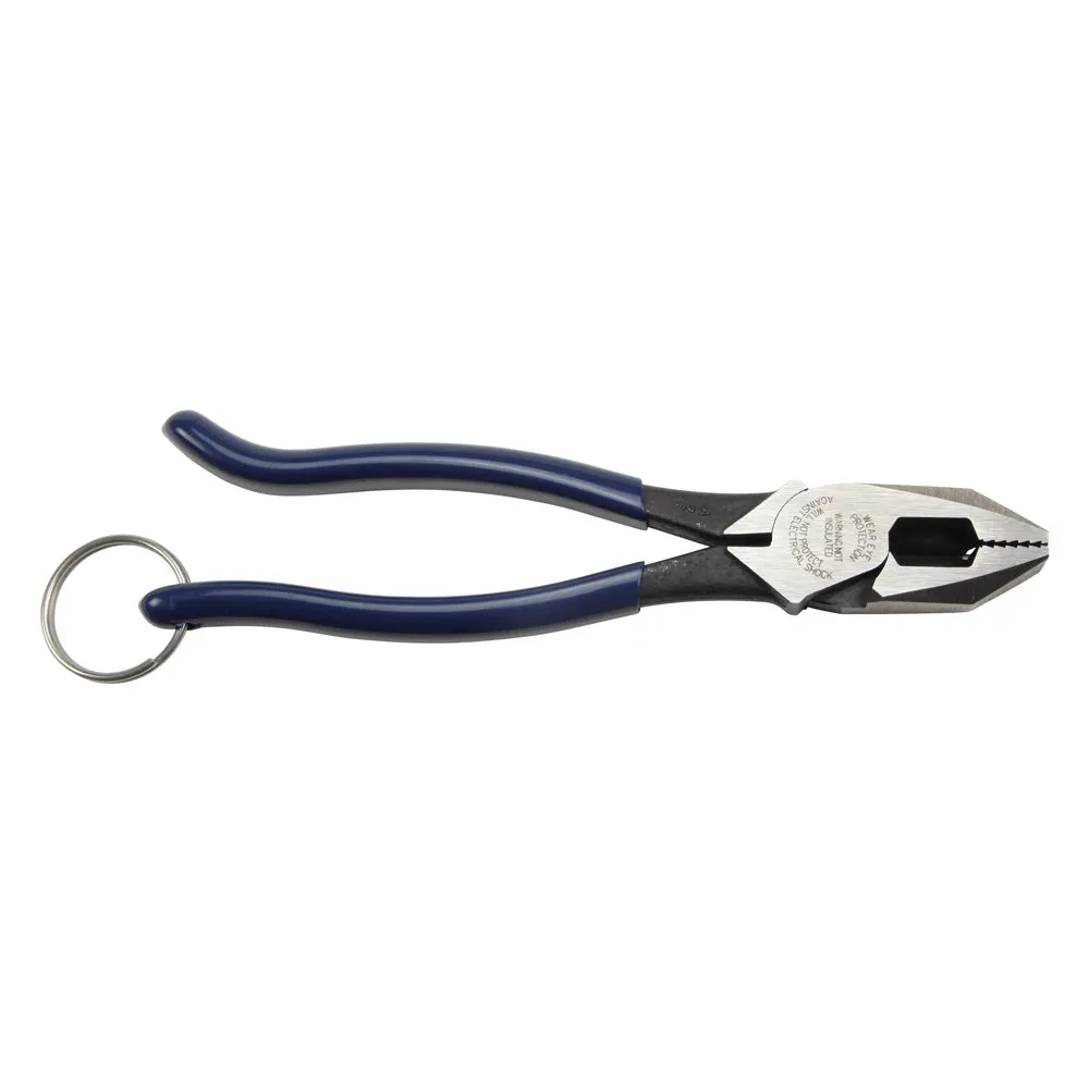 Klein Pliers Ironworker's Pliers 9" with Tether Ring - D213-9STT