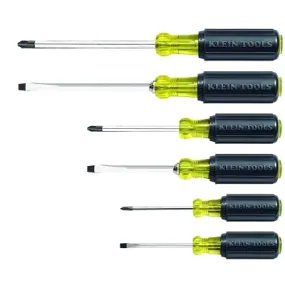 Klein Tools 85074 SCREWDRIVER SET- 6PC CUSHION-GRIP ASSORTMENT