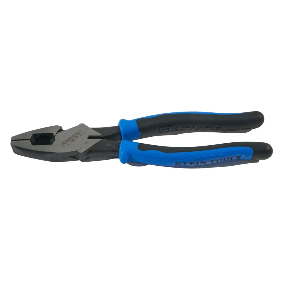 Klein Tools J2000-9NE Lineman's Pliers, 9", Journeyman Handle