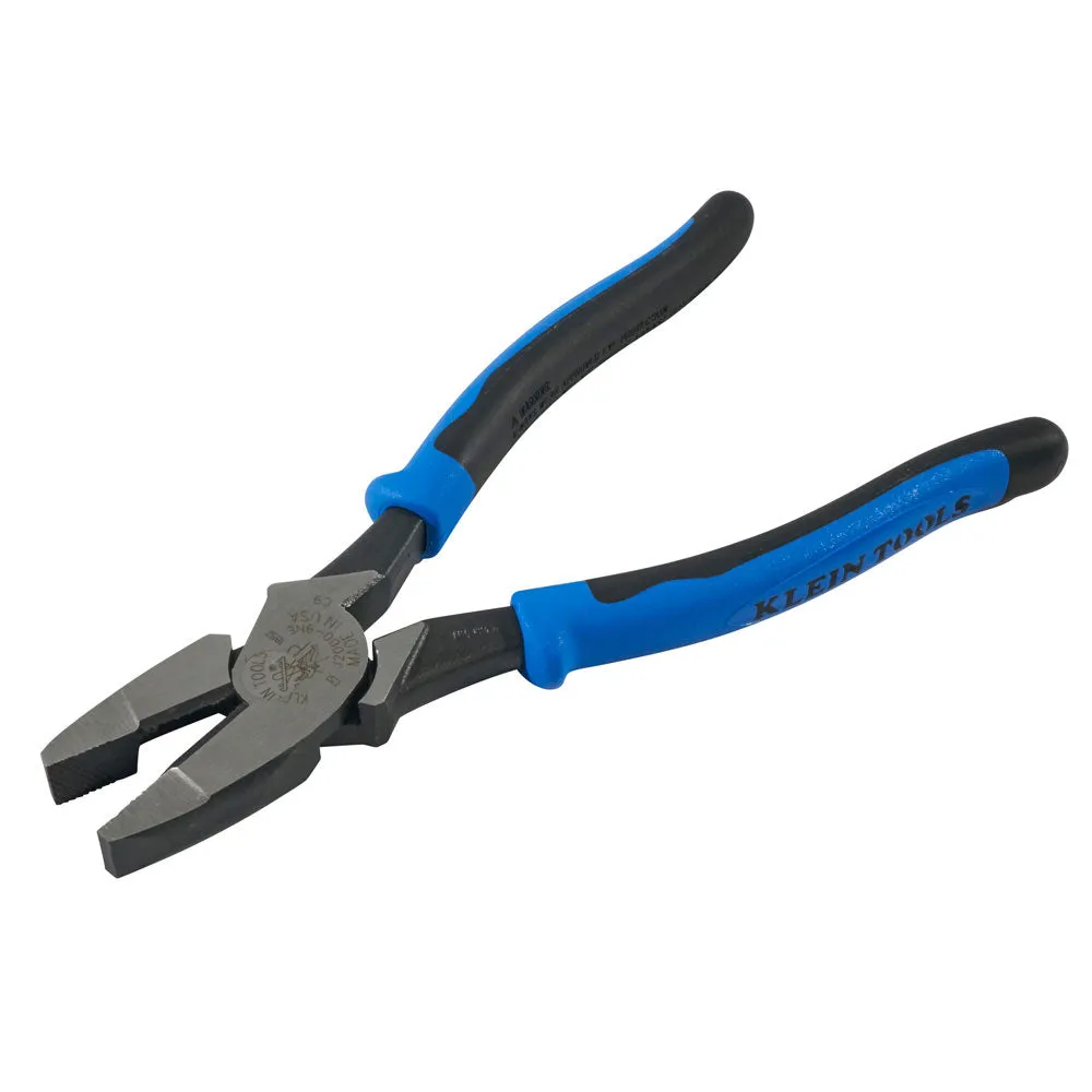 Klein Tools J2000-9NE Lineman's Pliers, 9", Journeyman Handle