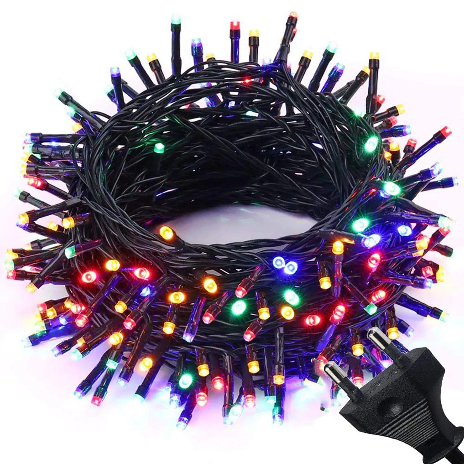 Kuber Industries 2 Piece 8 MM 15 Meter LED's Waterproof Fairy Decorative String Light - Red Green Blue - Decoration Indoor/Outdoor for Party Wedding Diwali -CTKTC23006