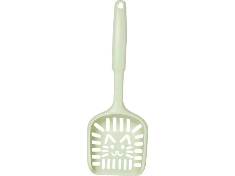 Large cat face shovel with extended handle