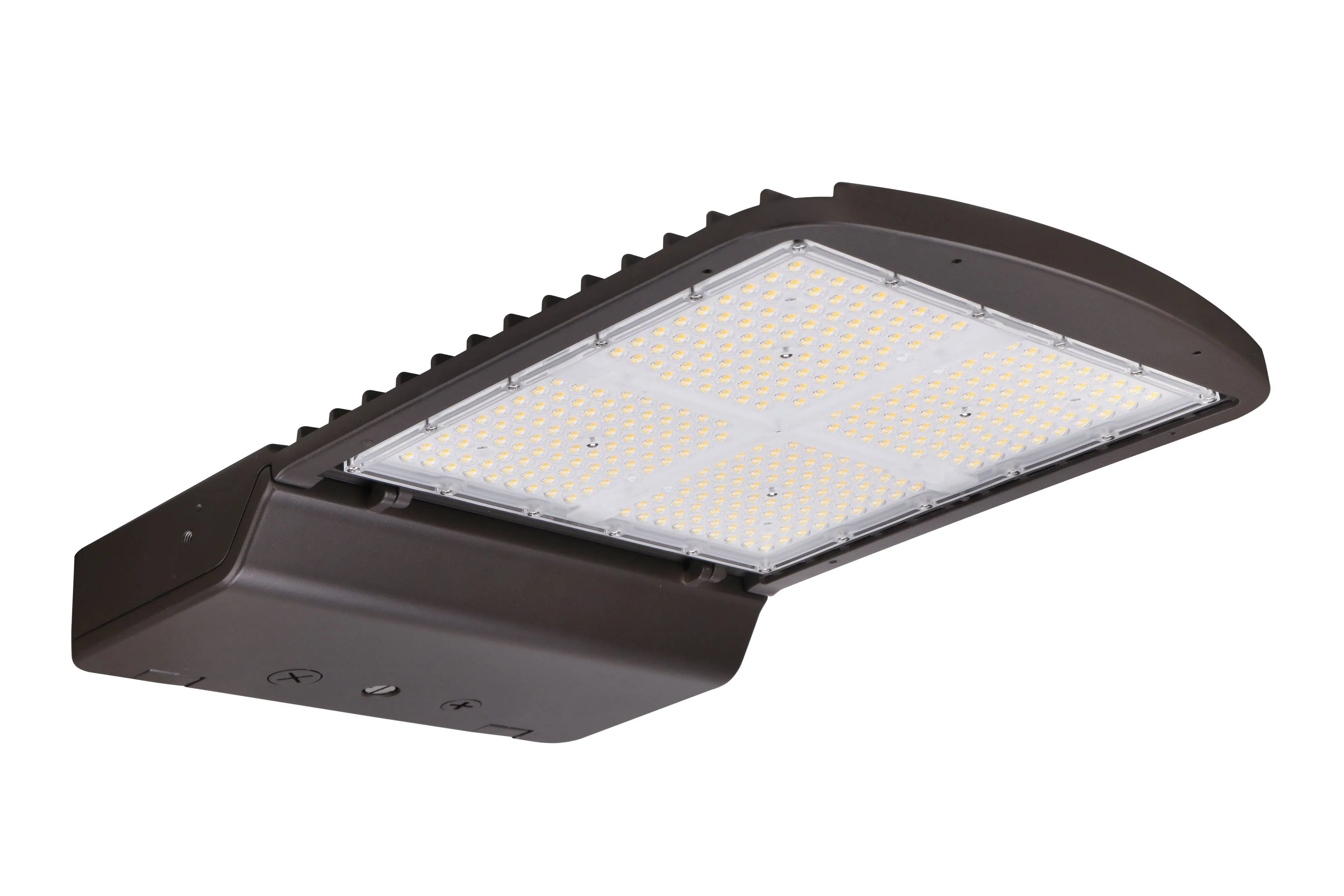 LED Area Light, PowerSet 300/240/200W, FieldCCeT 3000/4000/5000K, Type 3 Lens, 277-480V, Dimming, Bronze