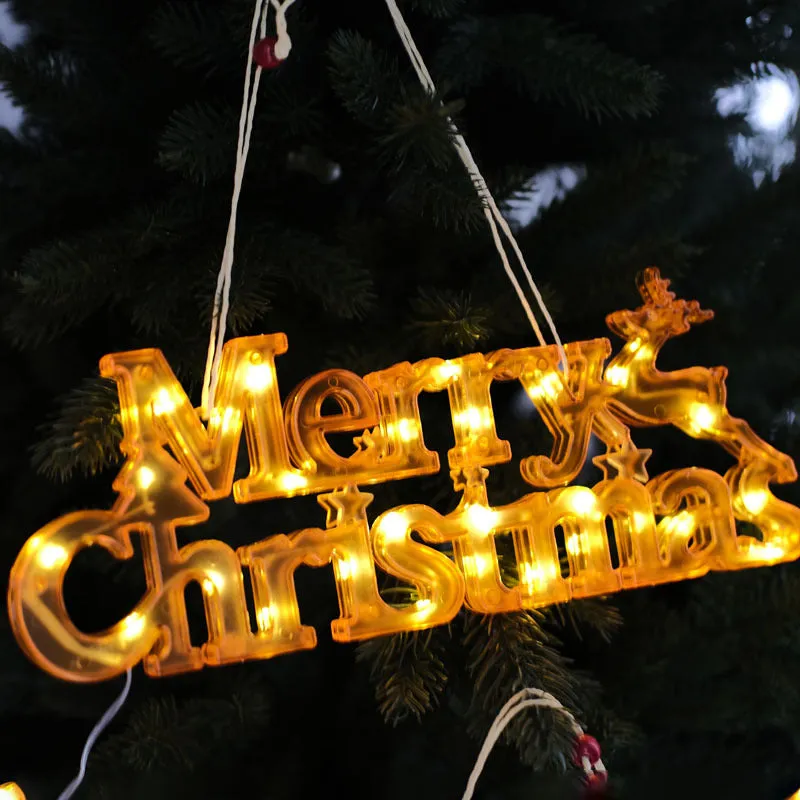 LED Christmas Letter Lamp String Light