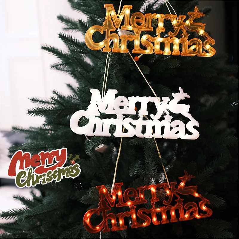 LED Christmas Letter Lamp String Light