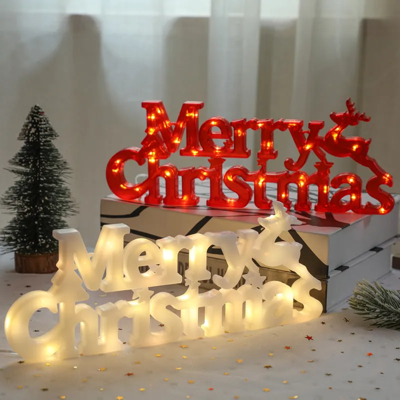 LED Christmas Letter Lamp String Light