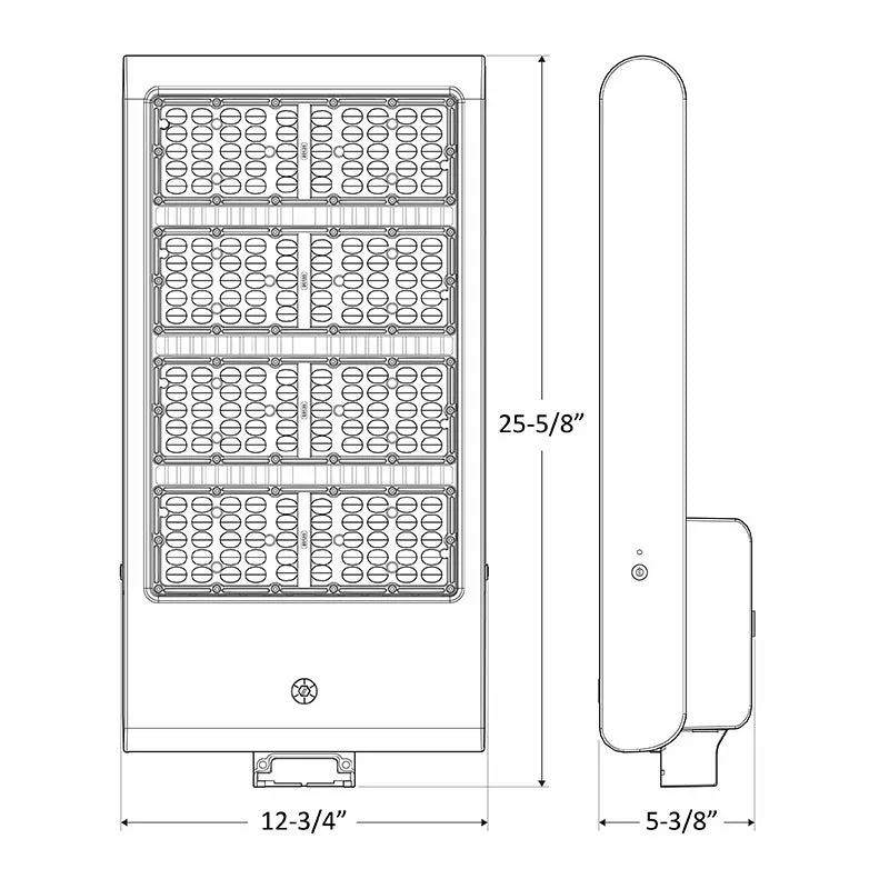 LED Multi-Power High Lumen Flood Light Series, 300W/400W/500W/600W, 5000K