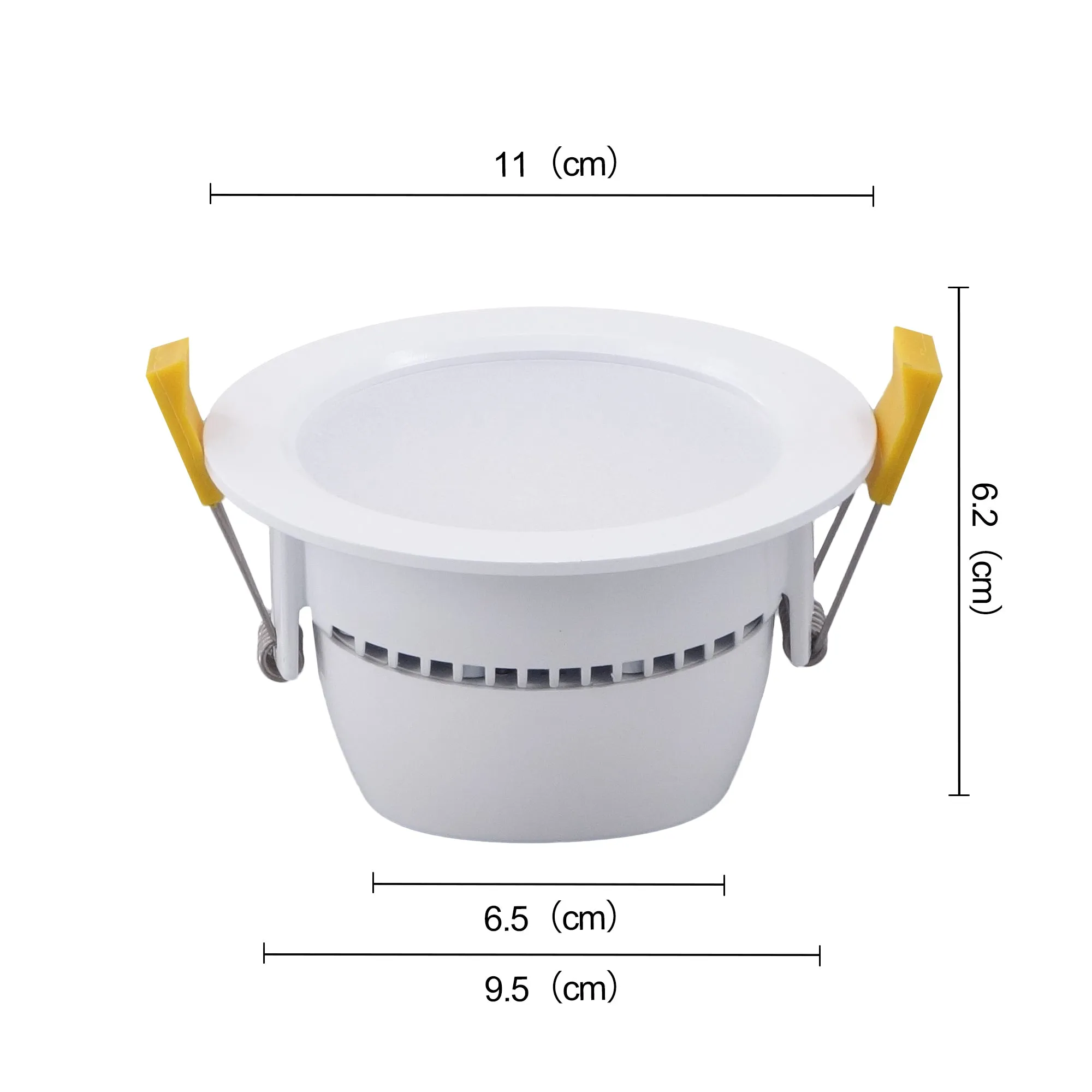 LED Recessed Light 13W Aluminium Die Casting Down Light Dimmable Warmwhite 90MM