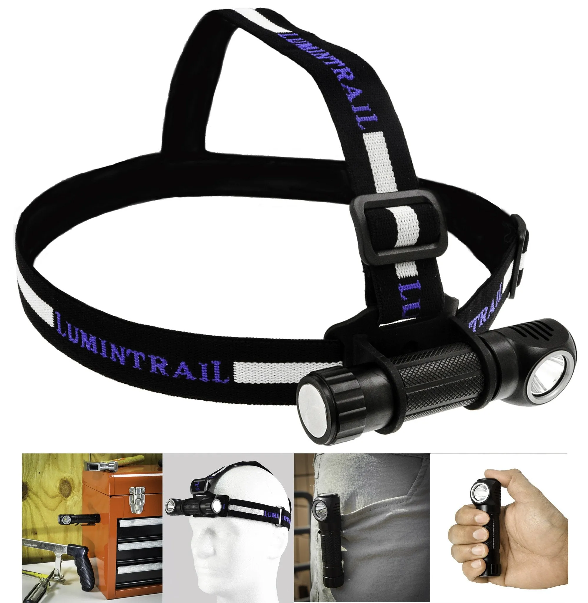 Lumintrail Angle Head Flashlight and Headlamp